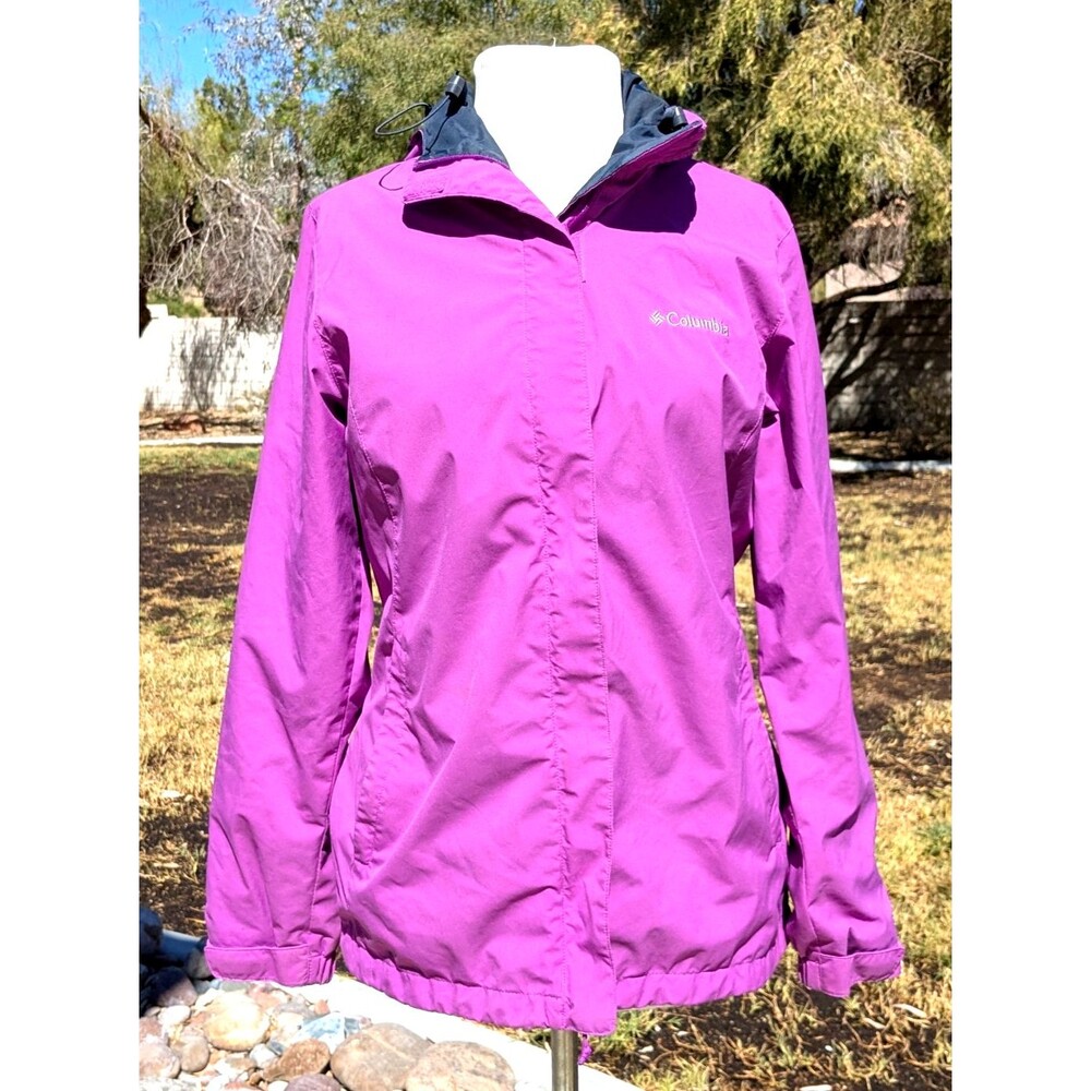 Columbia Women’s Arcadia II Waterproof Breathable Small Mulberry Jacket Coat GUC